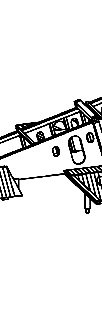 Großes Holzflugzeug