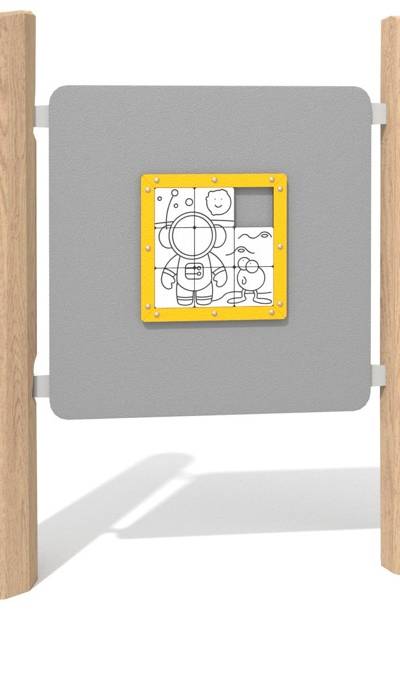 Motorikwand Schiebepuzzle