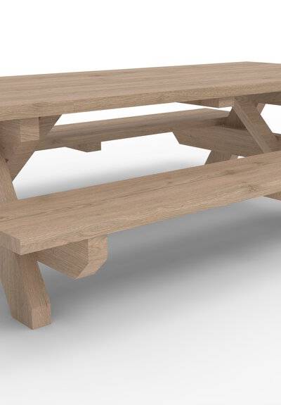 Mini-Bank-Tisch-Kombination