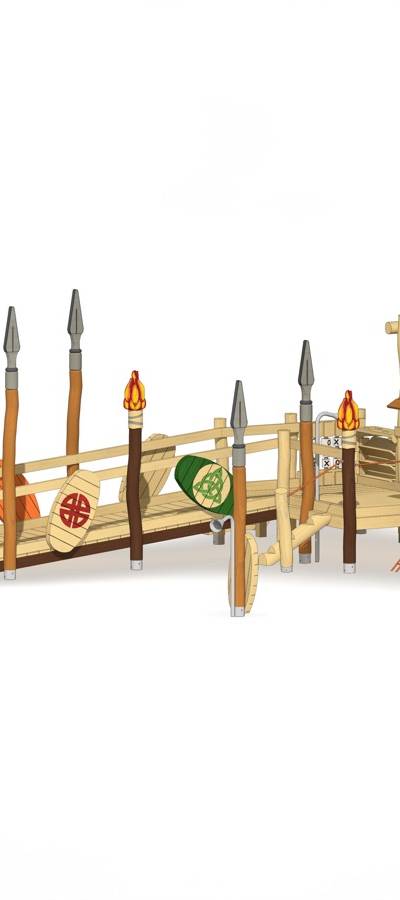 Minispielanlage mit Steg Kelten