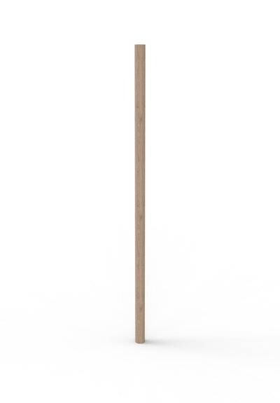 Pfosten für Sonnensegel, Robinie, 3 m Ø8-12 cm