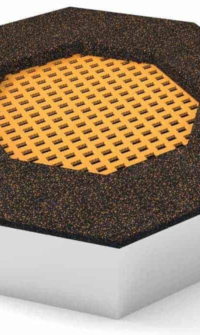 Bodentrampolin – Oktagon