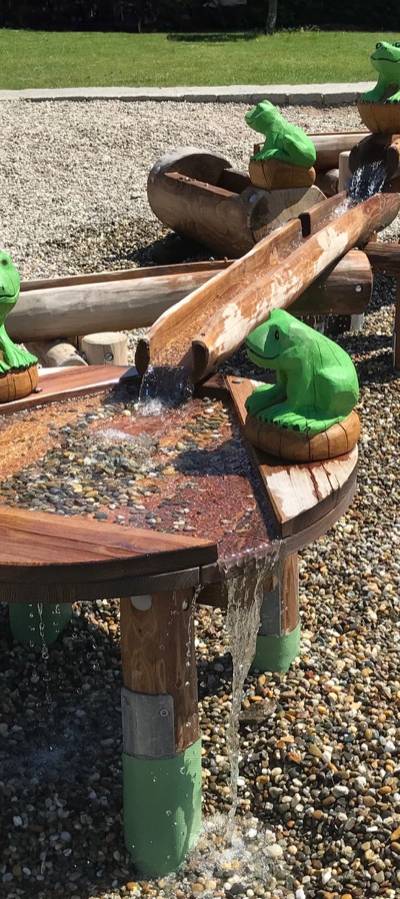 Wasserspielanlage Froschteich