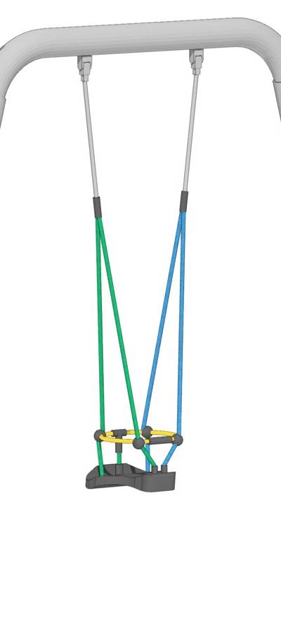 Kleinkind-Schaukel LH210cm (vorher 27.003.5)