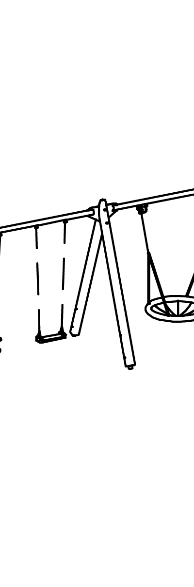 Kleine Dreifachschaukel spezial