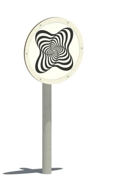 Rotierende Optikscheibe 18100, Motiv Blume