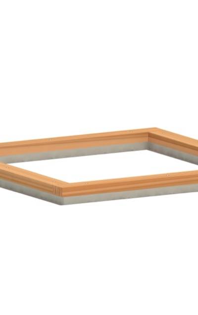 Sandkasten 070, 300 x 300 cm, 1-lagig