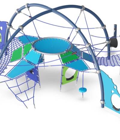 Mini-Arena mit Rutsche CRP810201