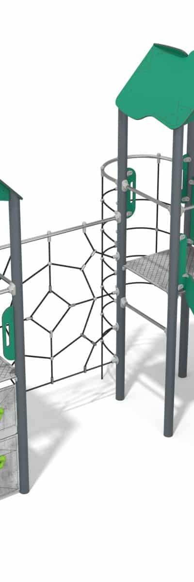 Doppel-Turm-Set mit Linarium für Spielplatz